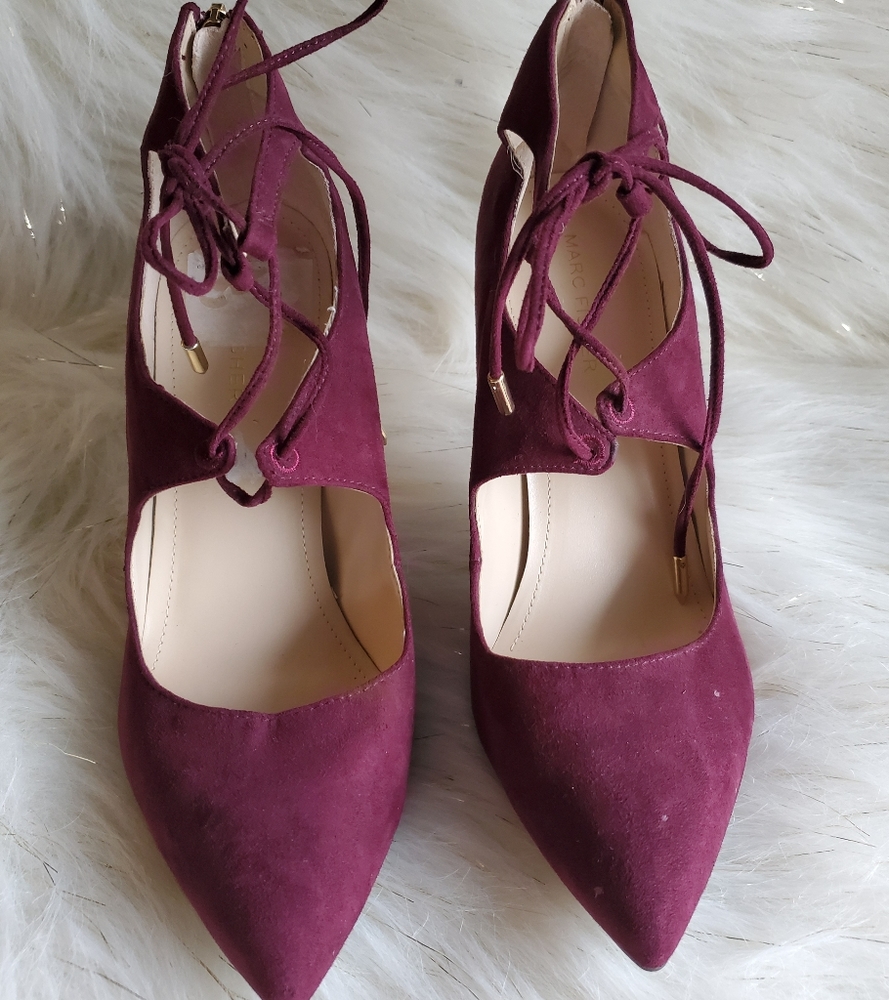 Marc Fisher Laced Heels Size 8.5
